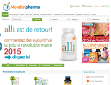 Tablet Screenshot of mondialpharma.net