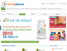 Tablet Screenshot of mondialpharma.com